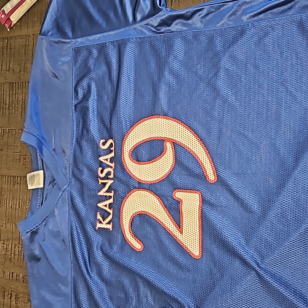 2XL Kansas Jayhawks football jersey